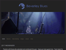 Tablet Screenshot of beverleyblues.com
